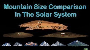 'Universe Size Comparison Mountain Size Comparison'