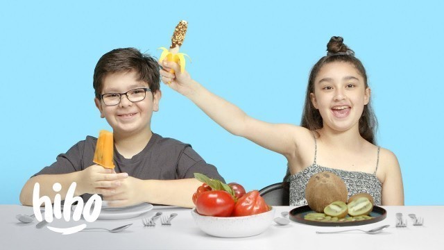 'Kids Try Strange Popsicles | Kids Try | HiHo Kids'
