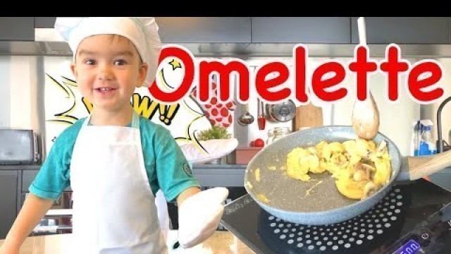 'Kids Cooking Food with Chef Aldo | Ep 2 Mushroom Omelette'