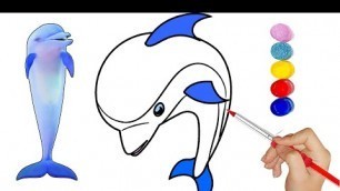 'How To Draw Dolphin Easy Step By Step - Anoy Art Hub'