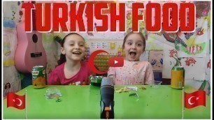 'British kids try Turkish Food and Snacks'