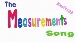 'The Measurements Song'