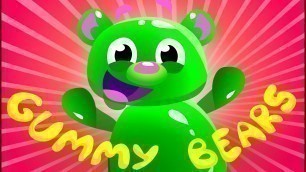 'Mega Gummy Bear Song | Kids Songs | by Little Angel'