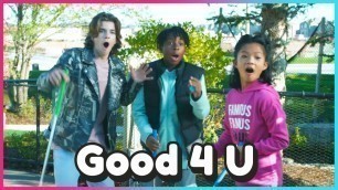 'Good 4 U - Olivia Rodrigo [Official Music Video] | Mini Pop Kids Cover'