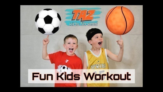 'FUN Fitness Workout for Kids - SPORTS Edition! (PE and Family Exercise!)'