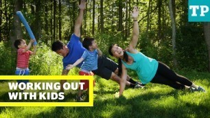 'Working out with your kids at home | Family Fitness'