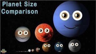 'Planet Size Comparison | 3D Size Comparisons of the Universe'