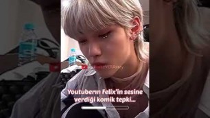 'Youtuberın Felix’in sesine verdiği komik tepki