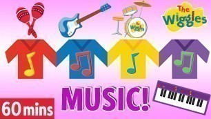 'Making Music! The Guitar Song | Songs with Piano | Play the Drums! | Kids Songs | The Wiggles'