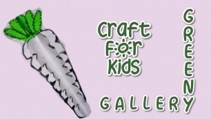 'Paper Craft | Raddish 3D Paper Craft | Craft For Kids | DIY | Easy Paper Craft | Arts and Crafts'