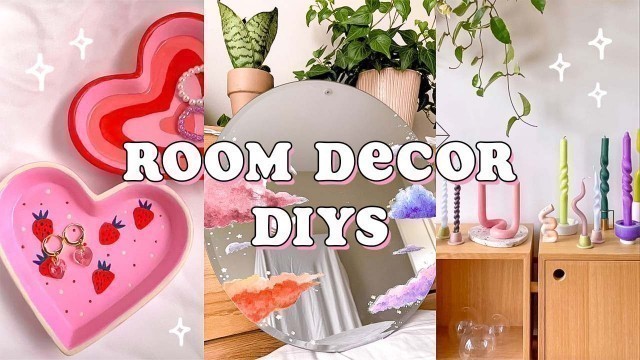 'how to make your room AESTHETIC with DIYs 