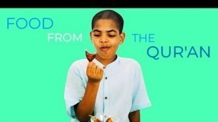 'Kids Try Food from The Qur\'an | Kids Try | Happy Ummah Kids'
