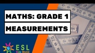 'Math Measurement Quiz | Measuring | Measurement for Grade 1'