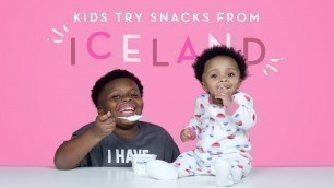 'Kids Try Snacks from Iceland | Kids Try | HiHo Kids'