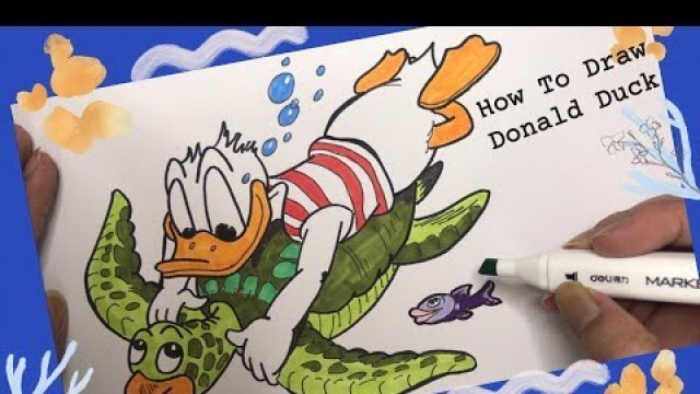 'How To Draw Donald Duck | Walt Disney | art for kids hub'