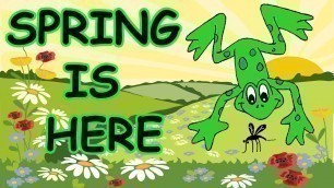 'Spring Songs for Children - Spring is Here with Lyrics - Kids Songs by The Learning Station'