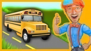 'Blippi Wheels On The Bus | Songs For Toddlers'