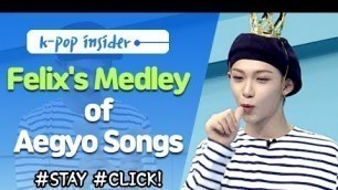 '[Pops in Seoul] Stray Kids Felix(필릭스)\'s Medley of Aegyo Songs !'