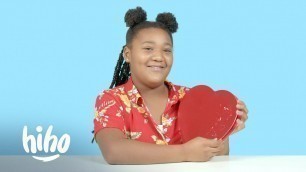 'Kids Try Classic Valentine\'s Day Candy | Kids Try | HiHo Kids'