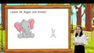 'Math For Kids | Lesson 38. Bigger and Smaller - Measurement'