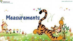 'Measurement | Standard units of Measurement l Measurement for kids l #vaflecone Class 2'