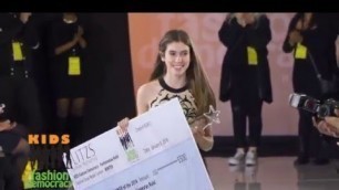 'KIDS 9 to 15 Year Old Winner of the KIDS Fashion Democracy 2016 Winter Show'