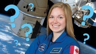 'Life in space - Kids ask questions to astronaut Jenni Sidey-Gibbons | CBC Kids News'