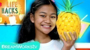 'DIY Pineapple Lamp | LIFE HACKS FOR KIDS | DIY #withme'