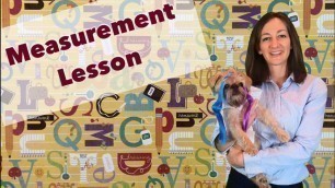 'Measurement Lesson for Kids'