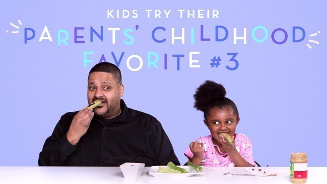 'Kids Try Their Parents\' Favorite Childhood Foods (Part 3) | Kids Try | HiHo Kids'