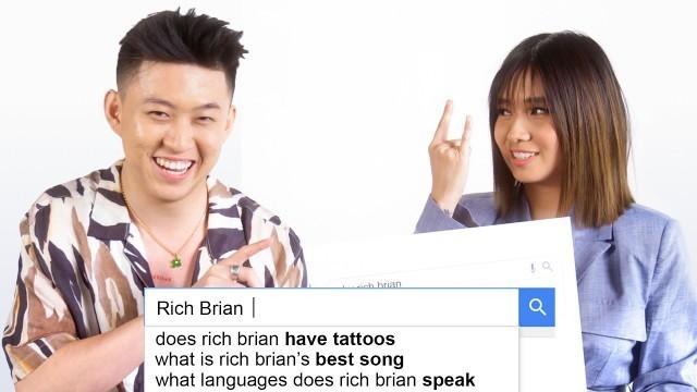 'Rich Brian and NIKI Answer the Web\'s Most Searched Questions | WIRED'