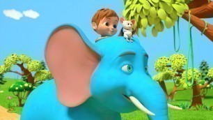 'The Giant Elephant Song | Music for Kids | Kindergarten Cartoon Song for Children | Little Treehouse'