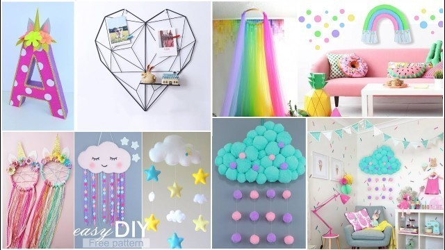 '5 Home decor ideas DIY 2020 / How to makeover children\'s room without spending money'