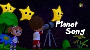 'planet lagu | sajak prasekolah | belajar tata surya | Learn Planets | Nursery Rhymes | Planets Song'