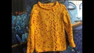 'Kids Sweater Full Measurement 9-12Yrs( ९-१२ साल तक के बच्चे का स्वेटर ) || Knitting Hindi ||'