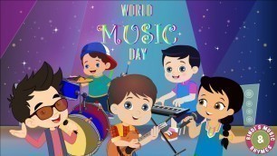'World Music Day 2022 | Kids Song | Rhymes for children | Bindi\'s Music & Rhymes'