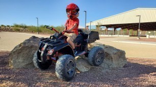 Huffy Torex ATV Kids 24V Electric Ride On Quad Unboxing