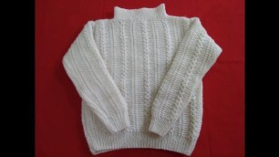 'Knitting Pattern & Measurement of 2 Years Kid Sweater'