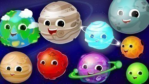 'Planets Song | Learn the Planets | Nursery Rhyme | Kids Songs'