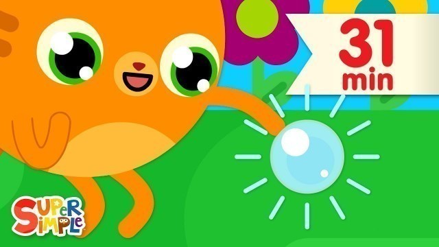 'Pop The Bubbles | + More Kids Songs | Super Simple Songs'