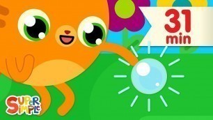 'Pop The Bubbles | + More Kids Songs | Super Simple Songs'