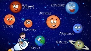 'The Planet Song | The Solar System Song with Lyrics | Nursery Rhymes for Kids'