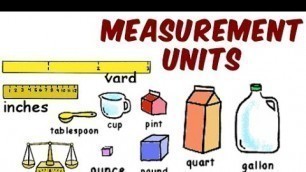 'Measurement Units For Kids | Measuring Intruments for Kids | Educational Videos For Kids'