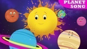 'Planet Song For Kids | The Solar System Song | Nursery Rhymes & Kids Songs | Emmie Baby Songs'