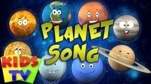 'Planet Song | solar system song | Kids Tv Nursery Rhymes For Children | Learning Videos For Kids'