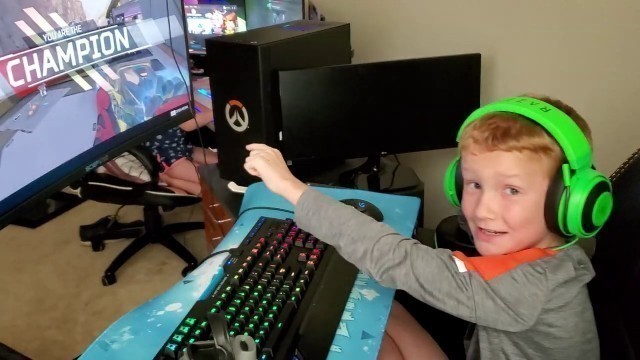 Kid playing Apex Legends