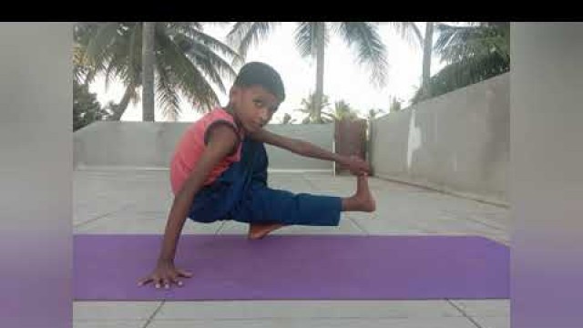 'Yoga postures by kids - Fitness videos'