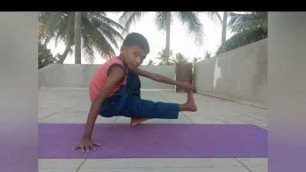 'Yoga postures by kids - Fitness videos'