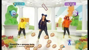 '5  Just Dance Kids 2 Im A Gummy Bear 2 Players Balloon Pop Mode Wii On Wii u Trim'