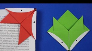 'DIY Penanda Buku Kreatif Dari Kertas Origami | Easy Diys For Kids'